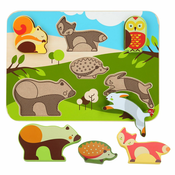 Lucy & Leo 225 Forest Animals -Lesena sestavljanka 7 kosov