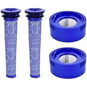 4x FILTER ZA SESALNIK DYSON V6 V7 V8, PREDPRISTOJEN IN KONČNO PRALEN Bisanti