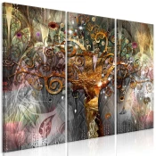 Slika - Golden Tree (3 Parts) 90x60