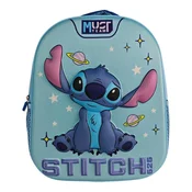 Luna: Must Team 3D Stitch s motivom svemira zaobljeni ruksak za vrtic 26x10x32 cm