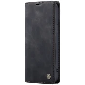 CaseMe Futrola preklopna za iPhone 12/12 Pro Max, koža, crna - Flip Lea. P. Case iPhone 12/12 Pro