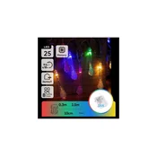 Aigostar - LED RGBY Spoljašnji lanac 25xLED/8 funkcija 3xAA 2,5m IP44 kapi