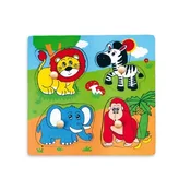 Viga Viga 59563 Puzzle s presenečenjem – živalski vrt