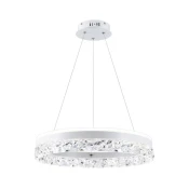 LED luster na sajli FROZI LED/32W/230V O 50 cm bela