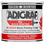 Daler Rowney Adigraf Block Printing Oil Adigraf Oljni tisk 250 ml Brilliant Red