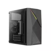 AeroCool Raider-Mini kucište sa providnom stranicom bez napajanja Raider Mini-G-BK-v1