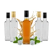 shumee 5x steklenica jack walker 500 ml + pokrovček ZA tinkture soka iz lune, vina in soka, 5 kosov.