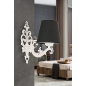 Opviq Zidna lampa Claire, 15x10x13cm, IP20, Crno-bela boje