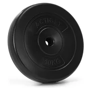springos Bitumenska utež 10 kg, kompozitni disk za vzvodno palico s premerom 31 mm, disk za ročke., (5000218298)