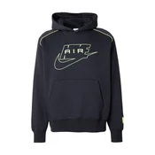 Nike Sportswear Majica AIR mornarska/limeta
