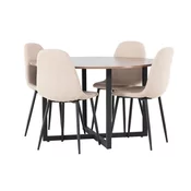 Jedilniški komplet Dallas 4599 (Beige) 75cm