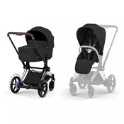 Cybex duo sistem ePriam, Sepia Black (rosegold)