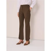 Sinsay - Flare pantalone - tamno braon