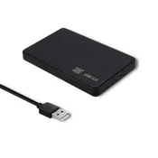 shumee Ohišje Qoltec za trdi disk/SSD 2,5 SATA3 | USB 2.0 | Črno