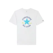 CONVERSE Majica DISSECTED CHUCK azur/temno modra/svetlo zelena/bela