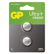 Baterija GP Ultra plus litijska CR2025 2 blister 2/1