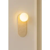 Opviq zidna lampa Tor All, 1 × G9, bež / bela