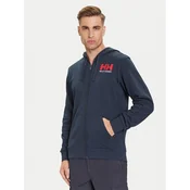 Helly Hansen Majica dugih rukava HH Logo 54581 Tamnoplava Regular Fit