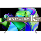 LG Televizor OLED42C31LA 42, Smart, OLED evo, UHD, WebOS, ThinQ AI, Crni