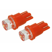 Compass Žarnica 1LED 12V T10 rdeča 2ks