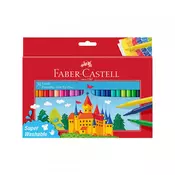 Flomasteri Faber-Castell Castle - 50 boja