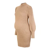 Only Maternity Pletena obleka KATIA, rjava