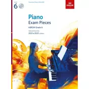 Piano Exam Pieces 2021 & 2022, ABRSM Grade 6, with CD