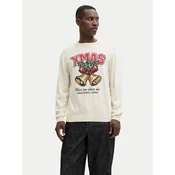 Jack & Jones Pulover Holiday 12287994 Bež Relaxed Fit