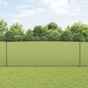 Vidaxl Varjen žični ograjo s stebri 10 x 1,4 m Jeklo s PVC premazom
