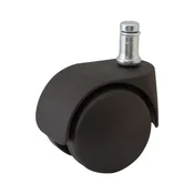 Pohištveno kolo Office, mehka tek. površ., montaž. viš. 59 mm, um. m., črna/siva