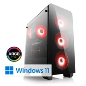 CSL Computer CSL Gaming PC M10960H, Intel Core i7-14700F, (8x 2100 MHz), GeForce RTX 4060, 16 GB DDR5-RAM, SSD 1 TB, Windows 11 Home, (5000090918)