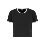 Urban Classics Majica črna/bela