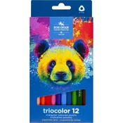 Koh-i-Noor Triocolor trikotne barvice 12 kosov Medvedek