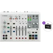 Yamaha AG08 Basic SET White Podcast mix pultovi