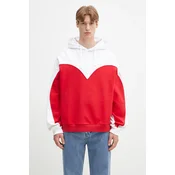 Bombažen pulover Fiorucci Heart Relaxed Fit