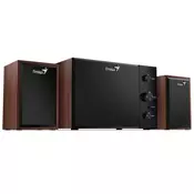 GENIUS Zvucnici SW-2.1 350 braon