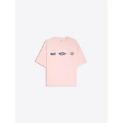 Bershka Majica  temno modra / temno oranžna / roza / staro roza