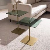 Hanah Home Set klub stolova Elegante, 2 komada, Zeleni
