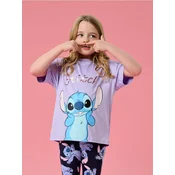 Sinsay - Sportska majica Lilo & Stitch - lavanda