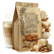 shumee KAVA V ZRNIH Z OKUSOM MARCIPANA marcipan mandelj 250 g Green Touch
