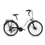 CAPRIOLO Elektricni bicikl E-bike e-city Lady 28 Belo-crni