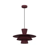 Lestenec na kablu PLATO 1xE27/15W/230V bordo