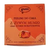 GSM - Piling za telo z živim mumijo in jantarnim prahom, 200 ml