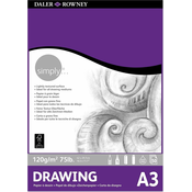 Daler Rowney Simply Drawing Paper Simply A3 120 g Skicirka