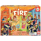 Društvena igra za djecu Fire Educa na engleskom jeziku Vatrogasci pomažu! od 6 god