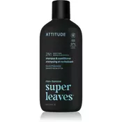 Attitude Super Leaves Mens Shampoo and Conditioner 2-in-1 šampon i regenerator 2 u 1 za muškarce Eucalyptus & Sage 415 ml