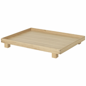 ferm LIVING Servirni pladenj BON 47 x 36 cm, naraven, les, čvrst LIVING