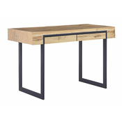 Pisalna miza Berwyn 231 S predali, 76x120x55cm, Črna, Svetla les