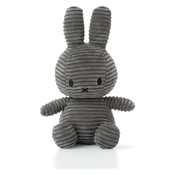 Miffy plišani zeka Corduroy 23cm, Grey