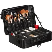 VEVOR Kofer za šminku TB3901 46x30x12.5 cm Crni